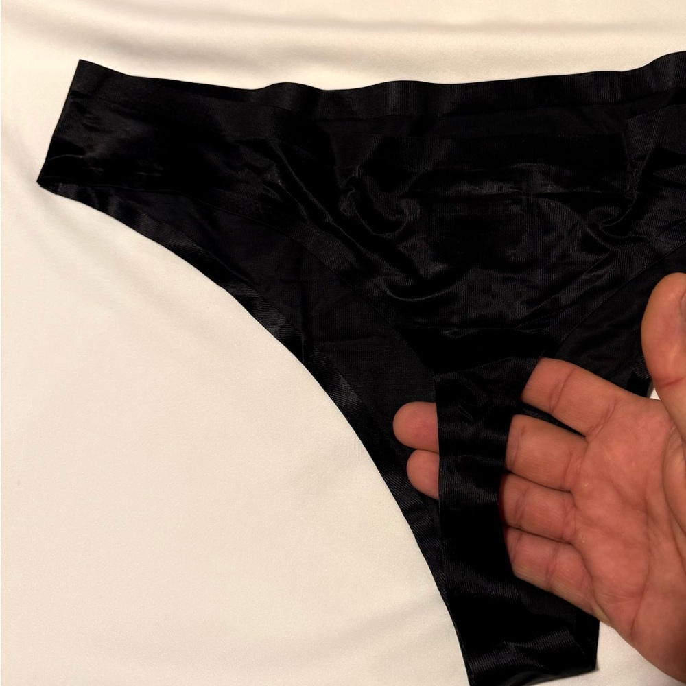 Black Satin Underwear